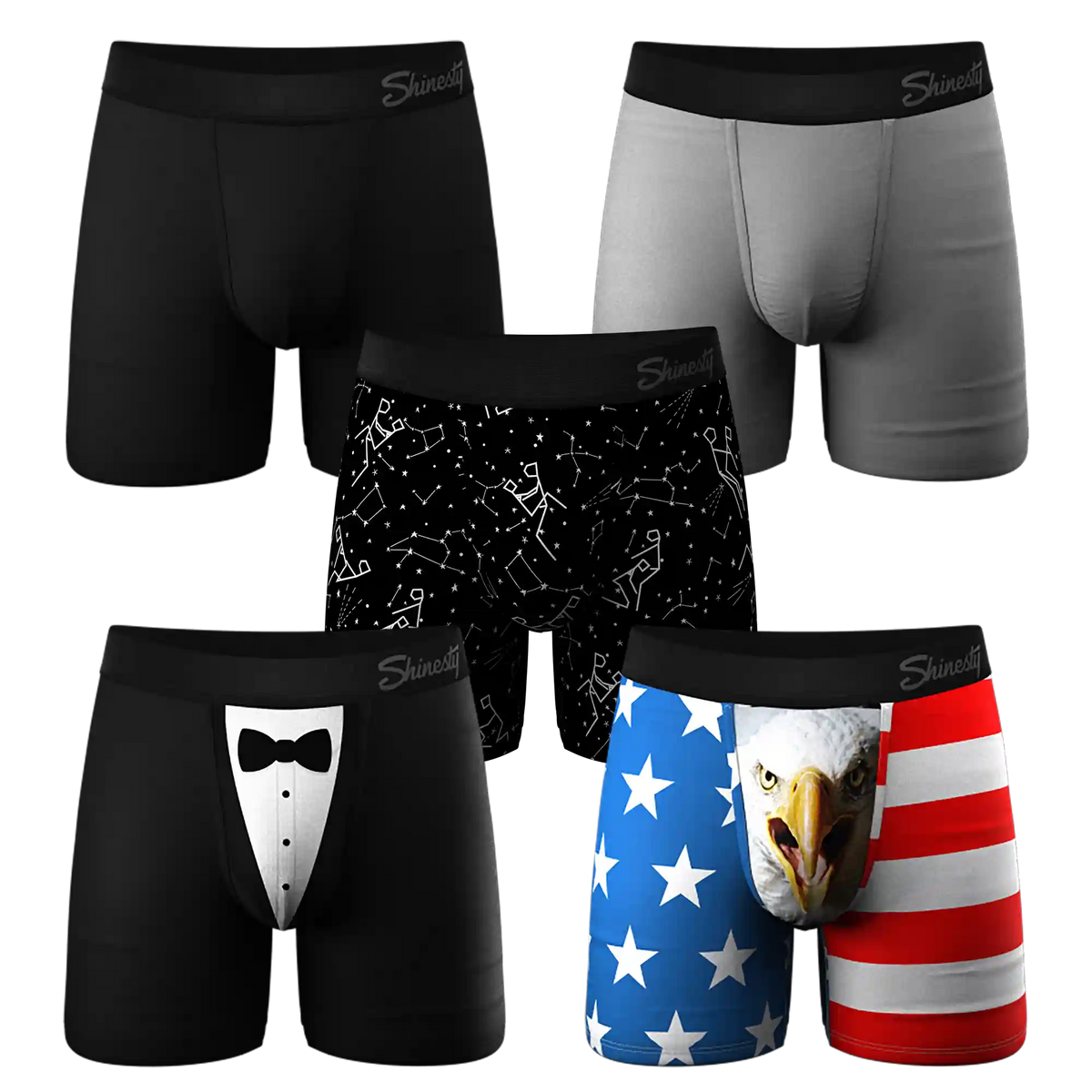 The Ultra Staples Mix | Ball Hammock® Boxer Brief 5 Pack