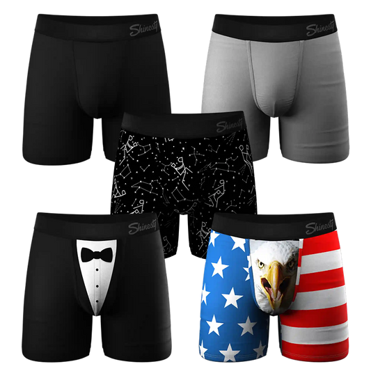 The Ultra Staples Mix | Ball Hammock® Boxer Brief 5 Pack