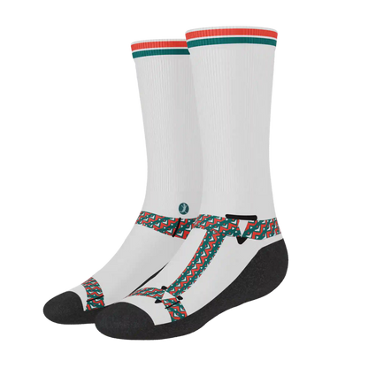 The Faux Pas | Velcro Sandal Heel Hammock™ Crew Socks