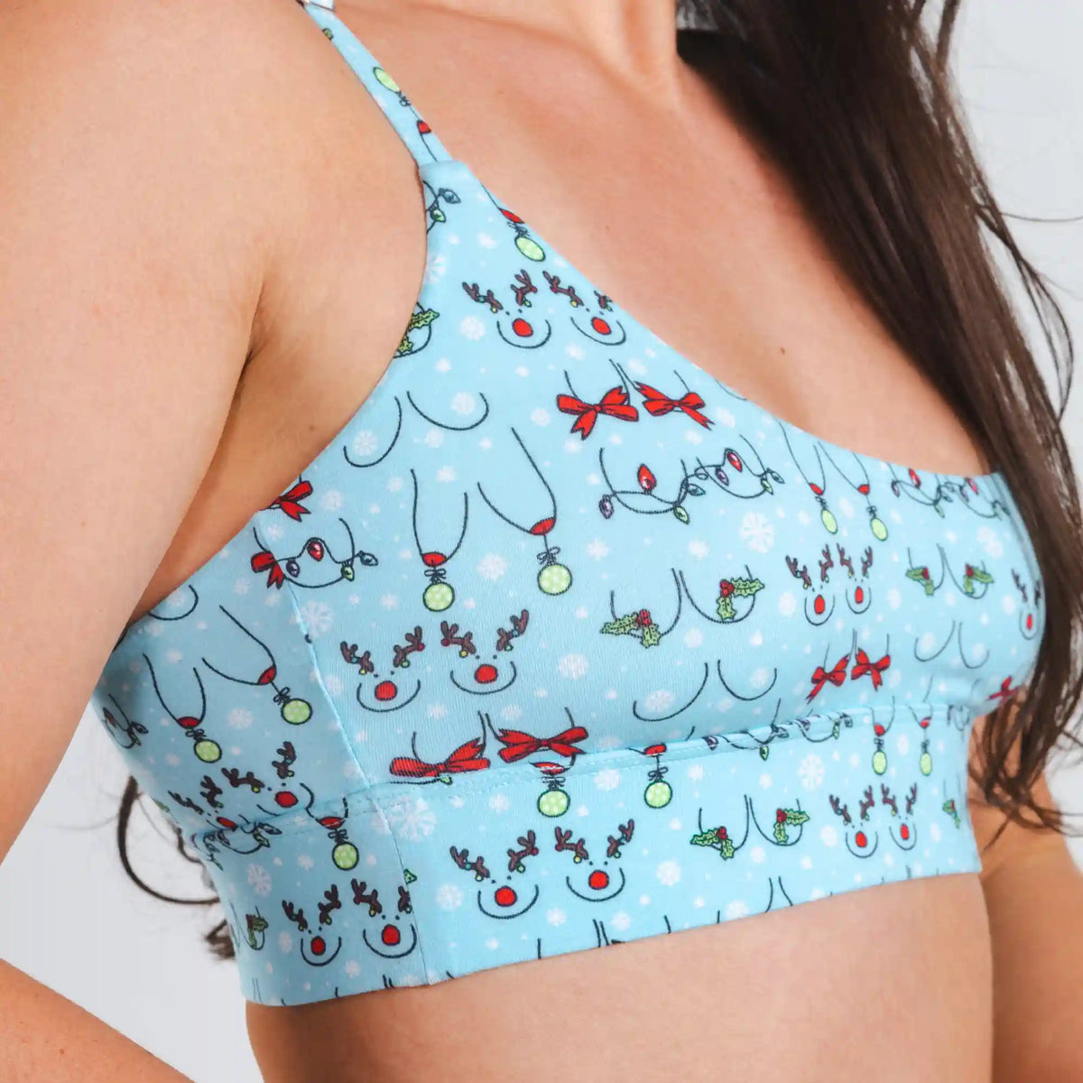 The Mistletots | Christmas Bust Boob Hammock™ Scoop Bralette