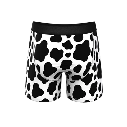 The Milk Me | Cow Print Ball Hammock® Pouch Underwear