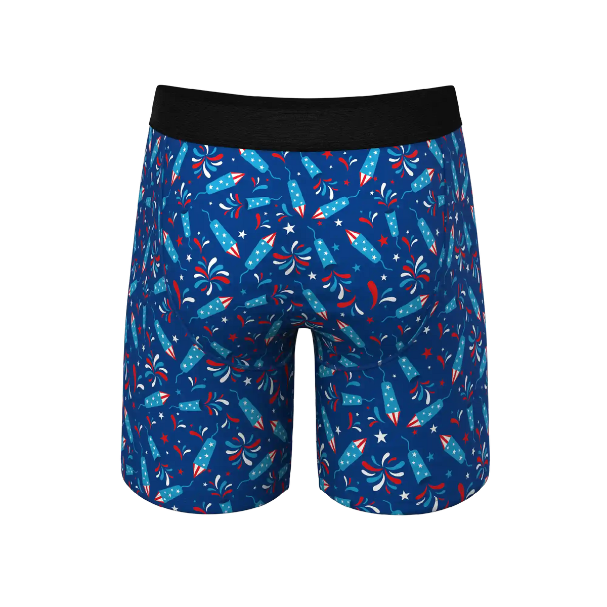The Crotch Rocket | USA Firecracker Ball Hammock® Boxer - Long Leg