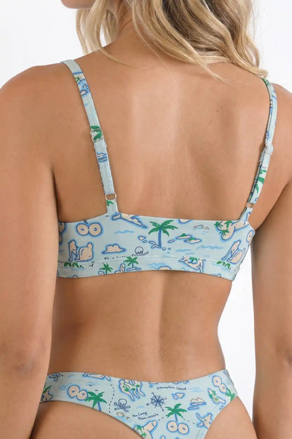 The Pirate's Booty | Naughty Map Boob Hammock™ Triangle Bralette