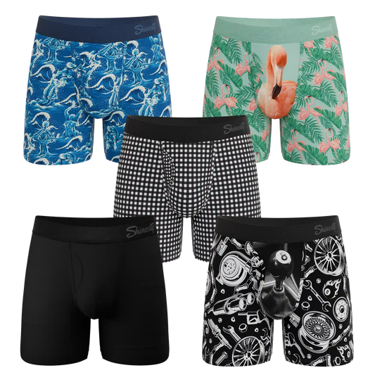 The Weekend Rotation | Ball Hammock® Pouch Boxer Briefs with Fly 5 Pack