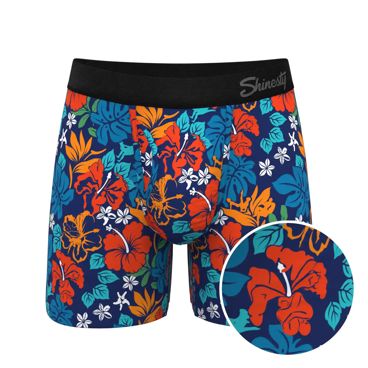 The Get Lei'd | Naughty Tropical Ball Hammock® Pouch Underwear With Fly