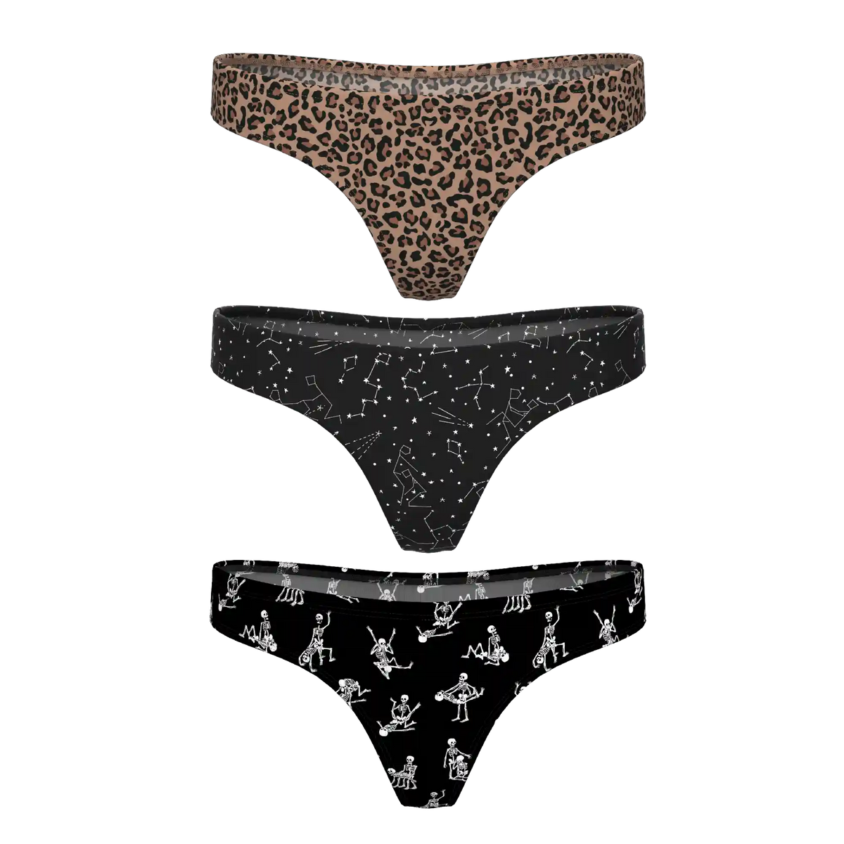 The Naughty Bests | MicroModal Thong 3 Pack