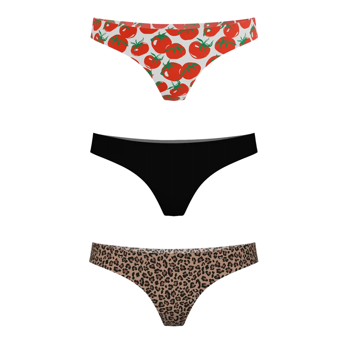 The For the Girls | Women's Thong Underwear 3 Pack