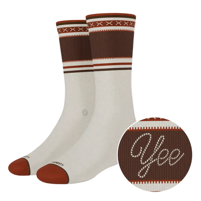 The Yee Haw | Lasso Heel Hammock™ Crew Socks