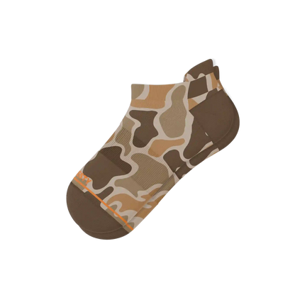 The Out Of Sight | Light Duck Camo Heel Hammock™ Ankle Socks