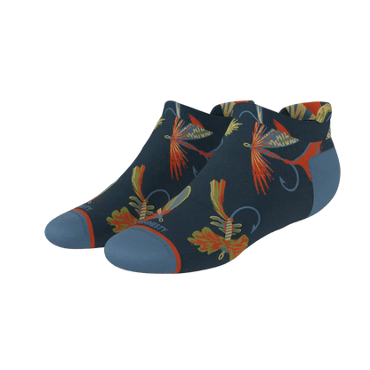 The Dry Fly | Fly Fishing Heel Hammock™ Ankle Socks