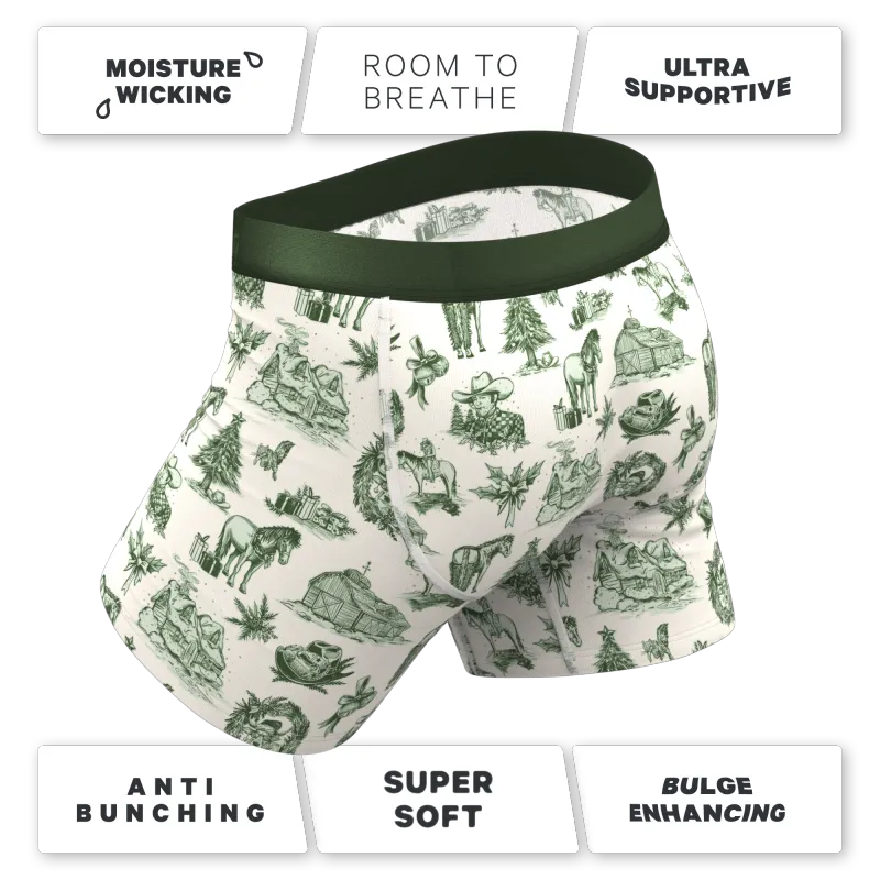 The Xmas Cheer | Ball Hammock® Pouch Boxer Briefs with Fly 3 Pack
