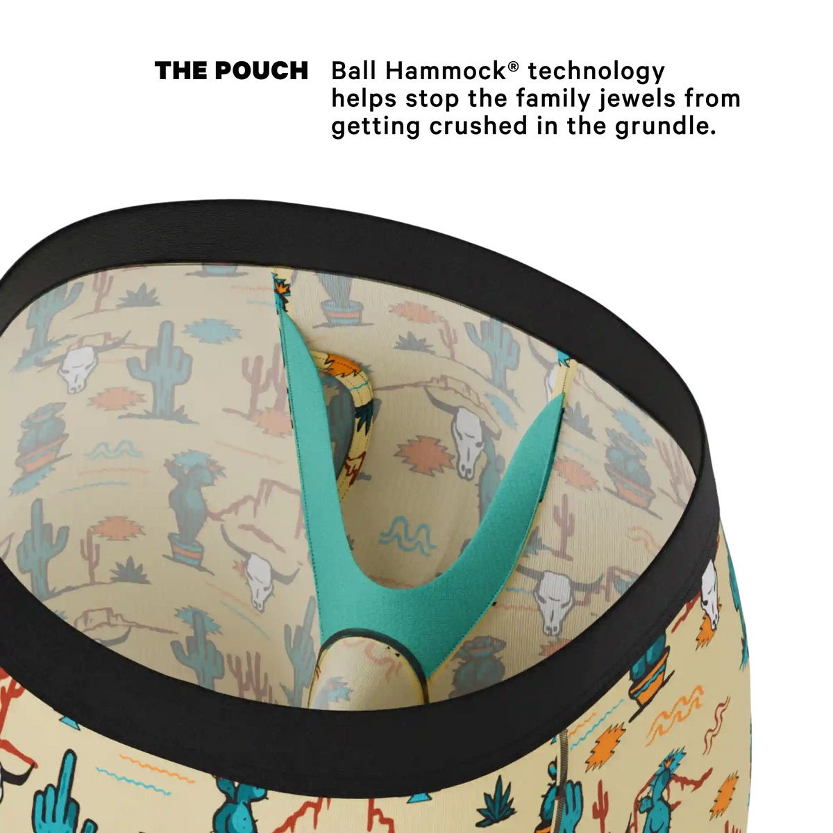 The Mirage | Western Cactus Ball Hammock® Boxer - Long Leg