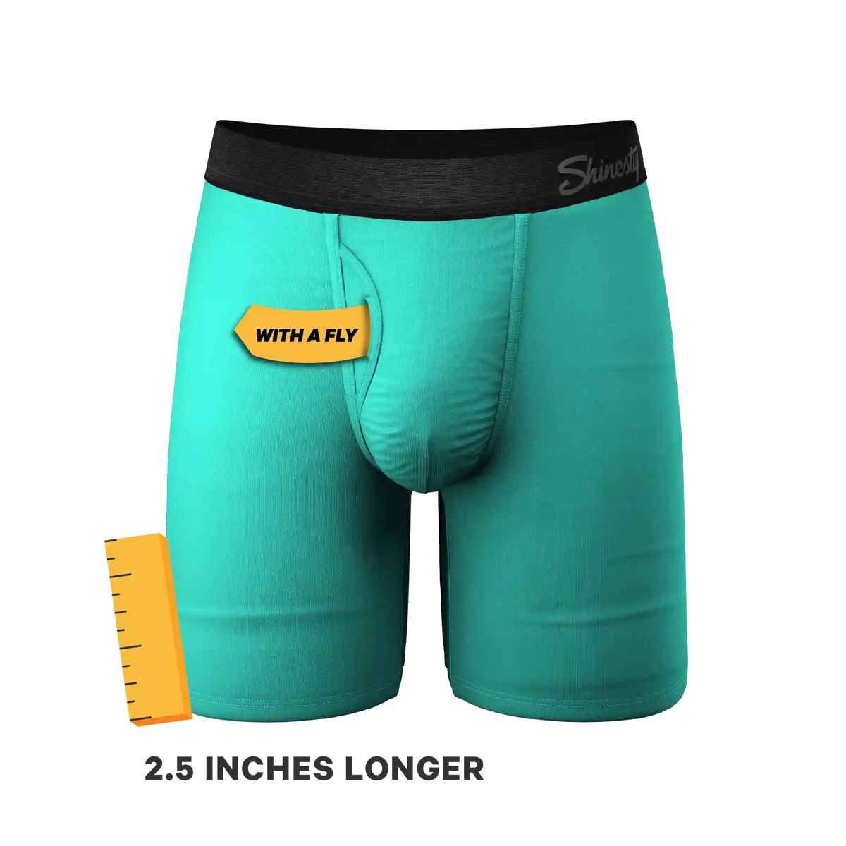 The Cyantific Theory | Turquoise Ball Hammock® Boxer - Long Leg