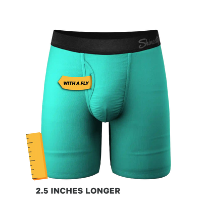 The Cyantific Theory | Turquoise Ball Hammock® Boxer - Long Leg