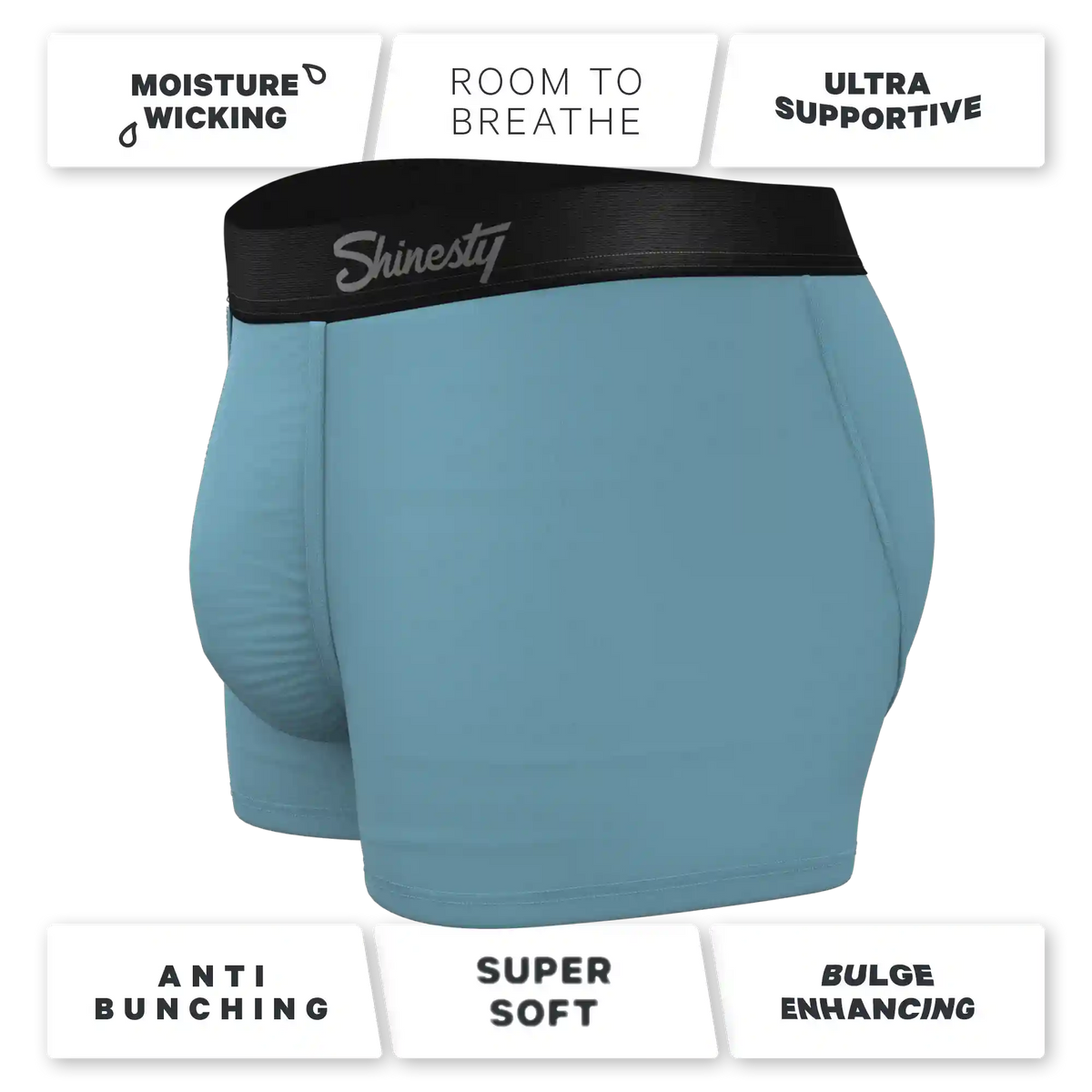 The Neptune | Slate Blue Ball Hammock® Pouch Trunks Underwear