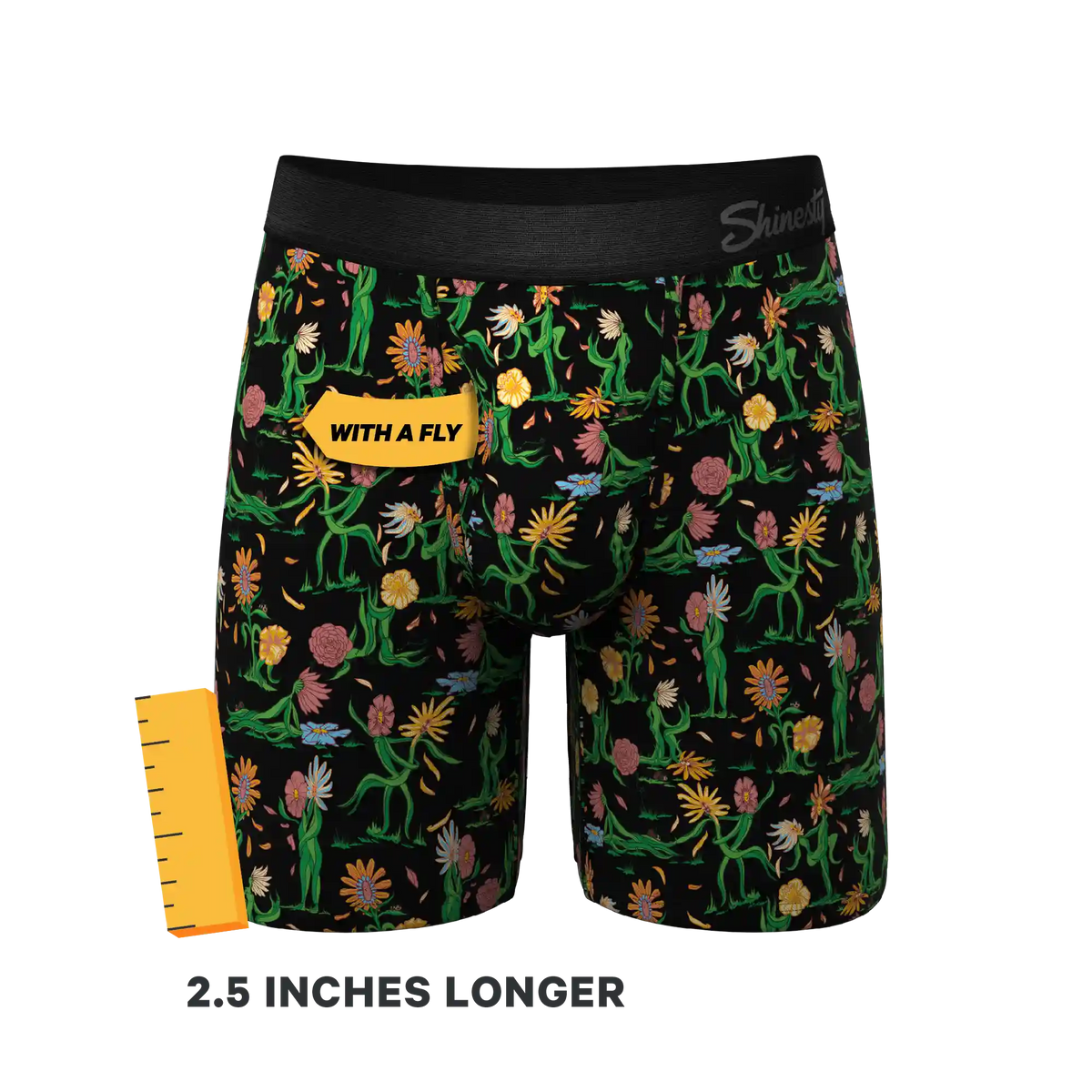 The Garden Of Breedin | Flower Print Ball Hammock® Boxer - Long Leg