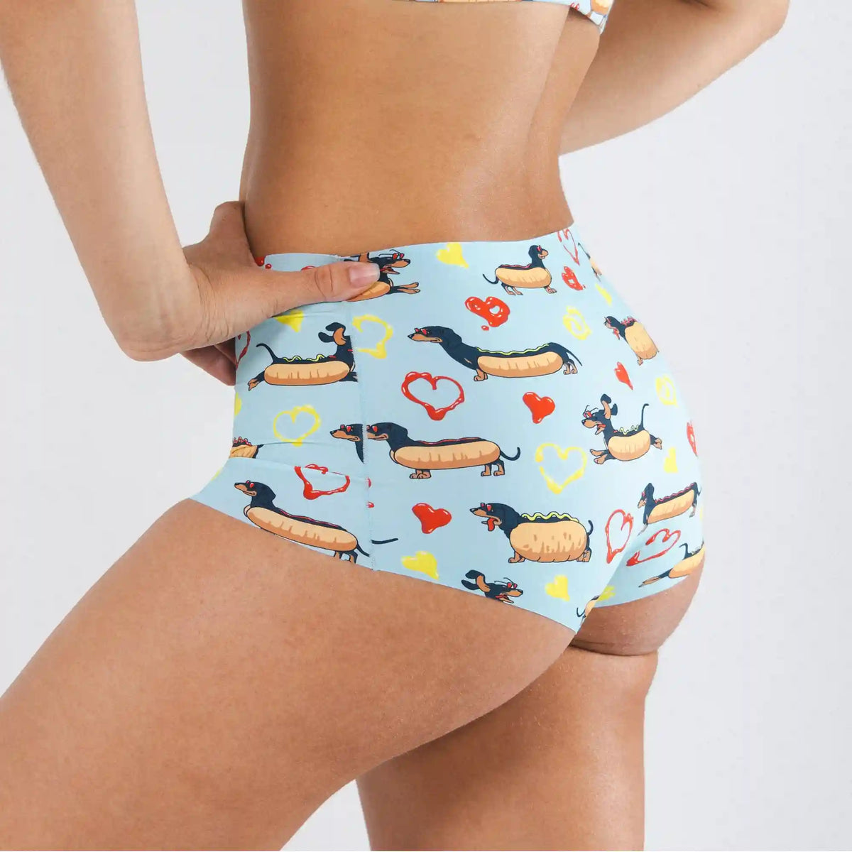 The Lovely Wiener | Wiener Dogs Women’s Seamless Boyshort