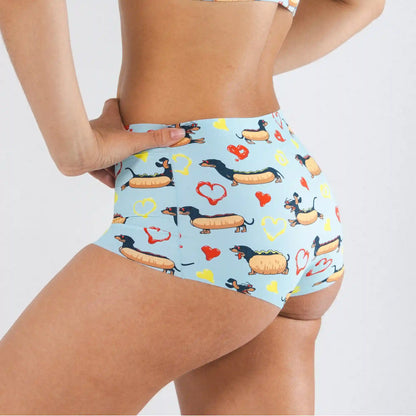 The Lovely Wiener | Wiener Dogs Women’s Seamless Boyshort