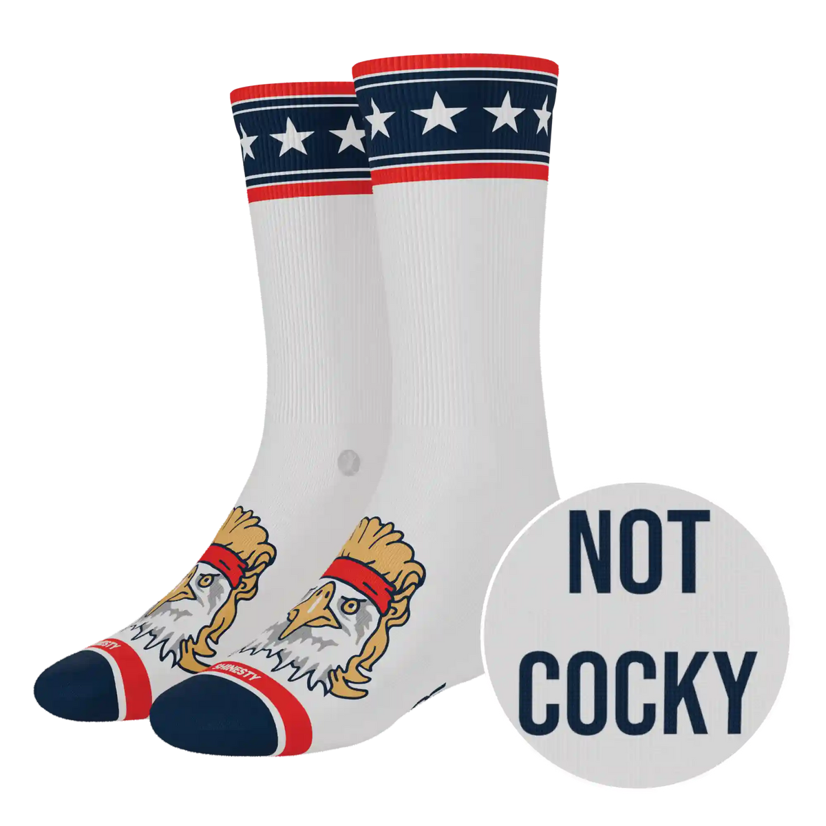 The Free Bird | USA Eagle Heel Hammock™ Crew Socks