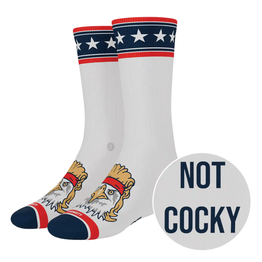 The Free Bird | USA Eagle Heel Hammock™ Crew Socks