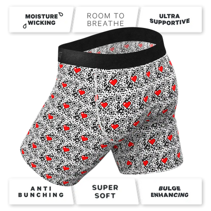 The Scan Me | QR Code Ball Hammock® Boxer - Long Leg