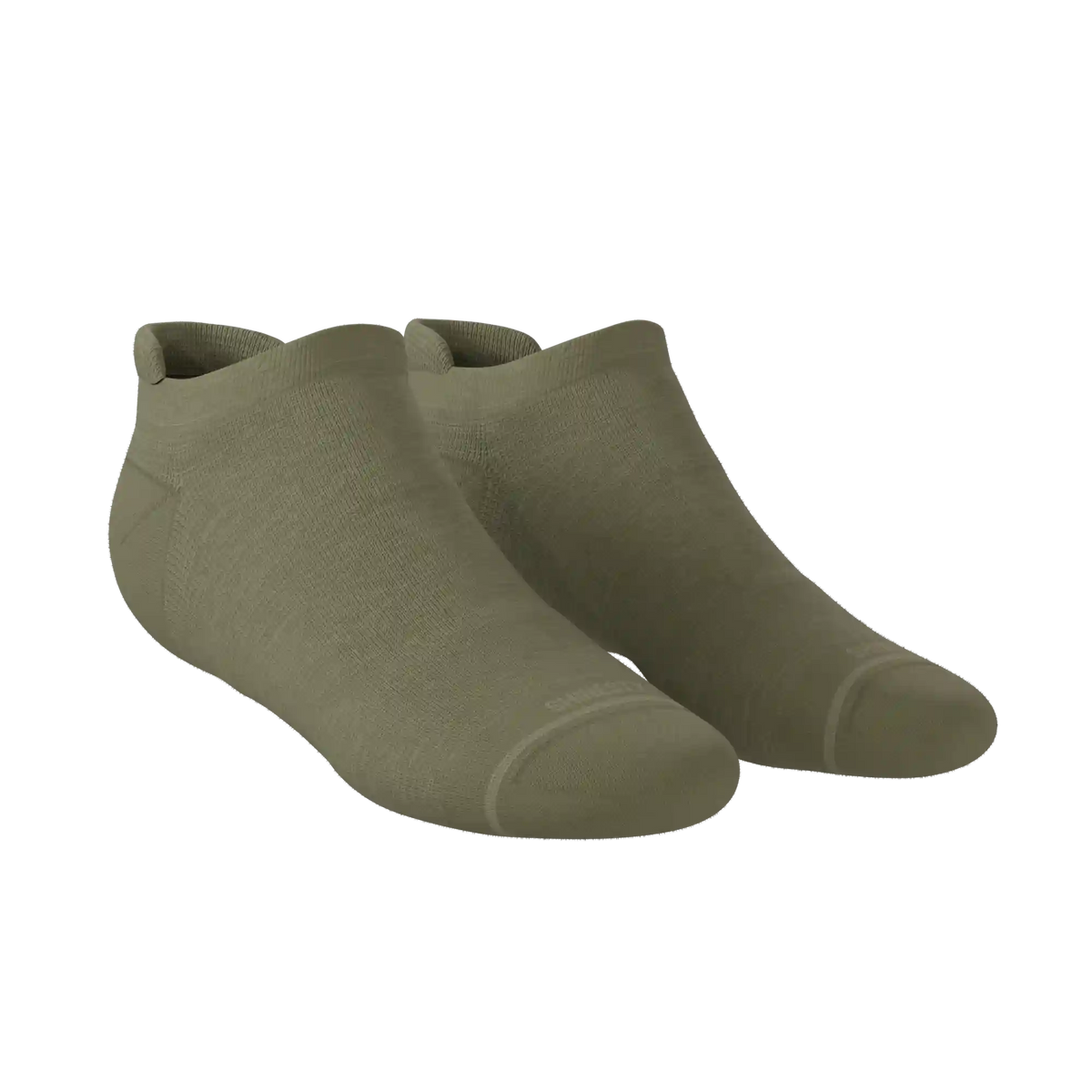 The Fields Of Green | Oil Green Heel Hammock™ Ankle Socks