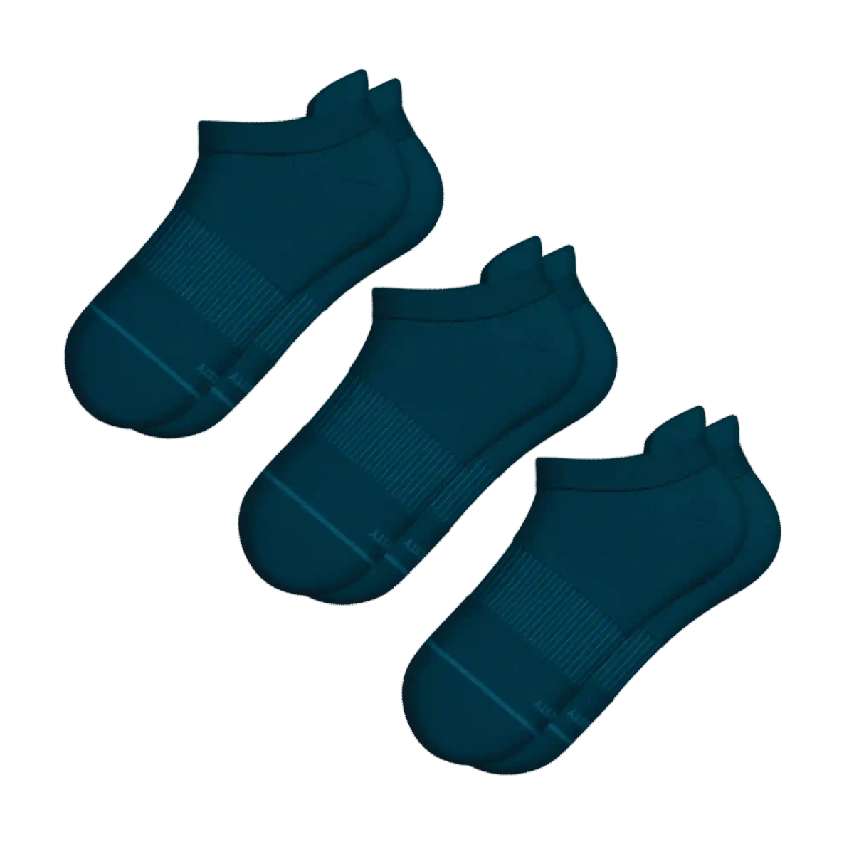 The Big Blue | Heel Hammock™ Ankle Socks 3 Pack