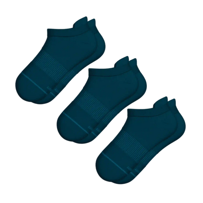 The Big Blue | Heel Hammock™ Ankle Socks 3 Pack