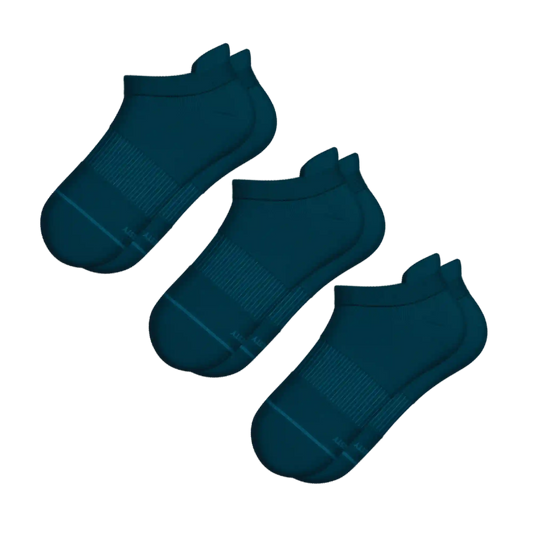 The Big Blue | Heel Hammock™ Ankle Socks 3 Pack