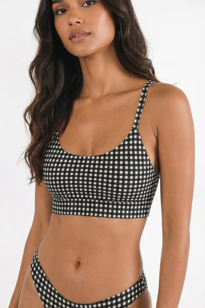 The Blackberry Bramble | Window Pane Boob Hammock™ Scoop Bralette