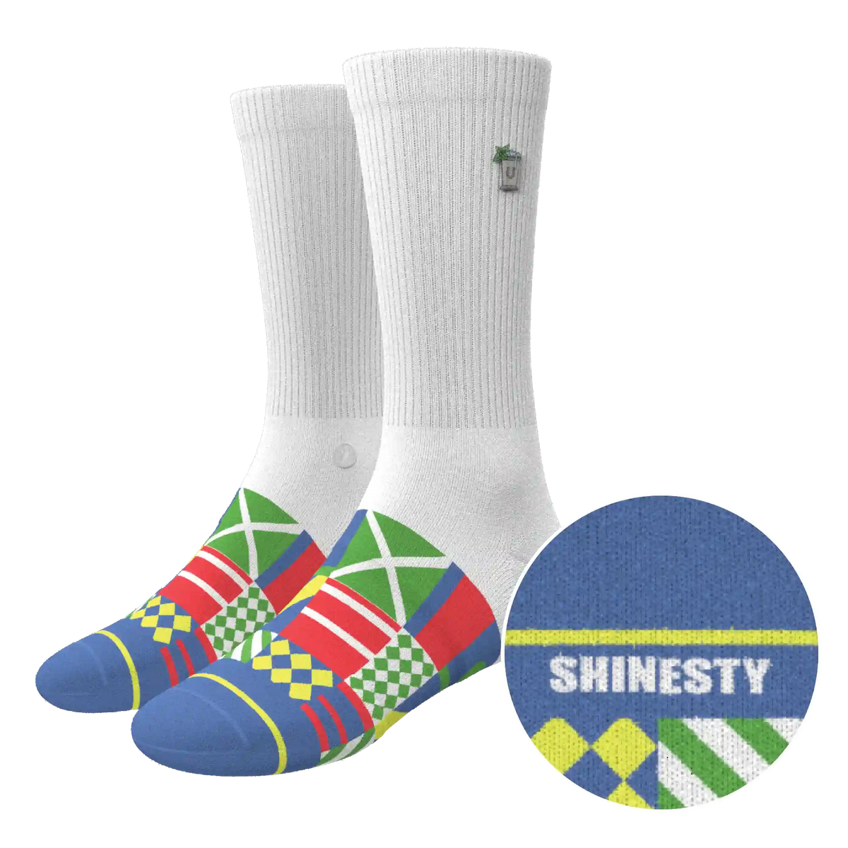 The Secretariat | Derby Flag Heel Hammock™ Crew Socks