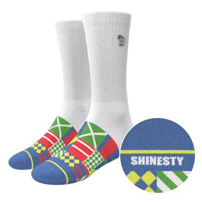 The Secretariat | Derby Flag Heel Hammock™ Crew Socks