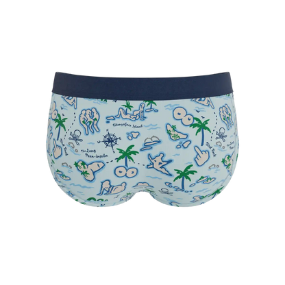The Pirate's Booty | Naughty Map Ball Hammock® Pouch Underwear Briefs