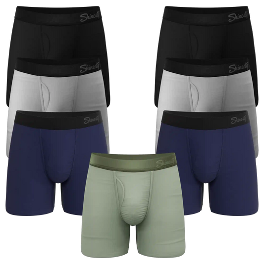 The 7 Solids | Ball Hammock® Pouch Boxer Briefs with Fly 7 Pack