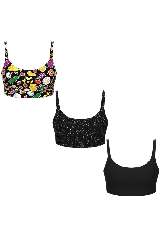 The Women's Only | Women's Boob Hammock™ Bralette 3 Pack