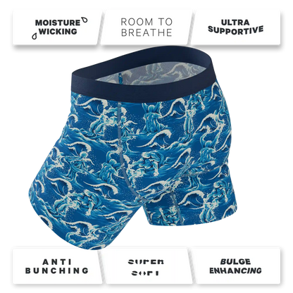 The Slippery When Wet | Naughty Wave Ball Hammock® Pouch Underwear With Fly