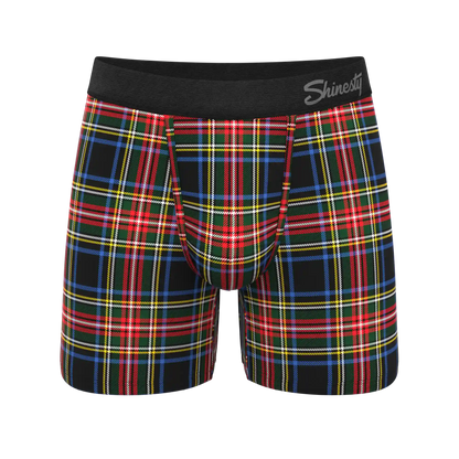 The Cappuccino | Holiday Tartan Plaid Ball Hammock® Pouch Underwear