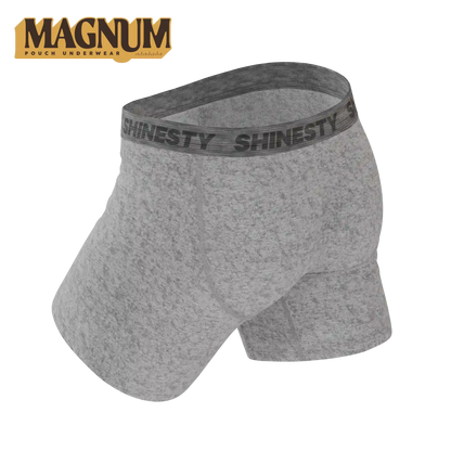 The Flintstone | Heather Grey and Black Ball Hammock® Magnum Big Pouch Underwear