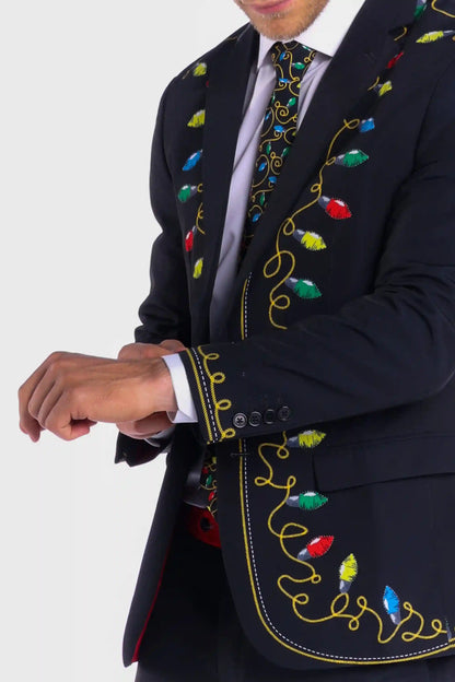 The Duke of December | Christmas Lights Ugly Christmas Suit