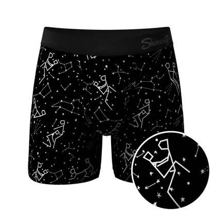 The Big Bang | Glow In The Dark Constellation Ball Hammock® Pouch Underwear