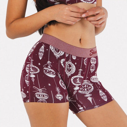 The Well Hung | Naughty Ornament Women’s Boxers