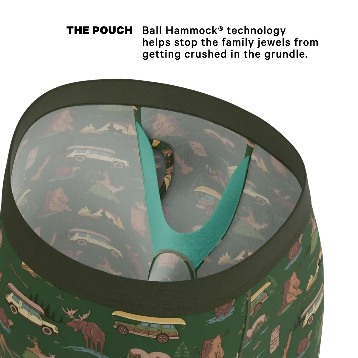 The Hide and Hunt | Long Leg Ball Hammock® Pouch Underwear With Fly 5 Pack