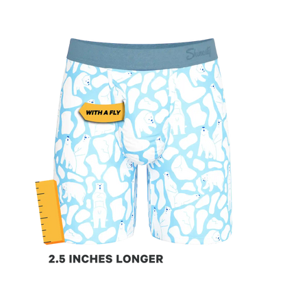The Polar Polka | Polar Bear Scene Ball Hammock® Boxer - Long Leg