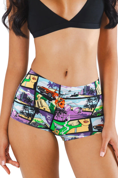 The Gas Pedal | Pop Art Modal Boyshort Underwear