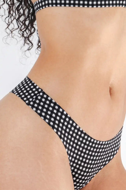The Blackberry Bramble | Window Pane Seamless Thong