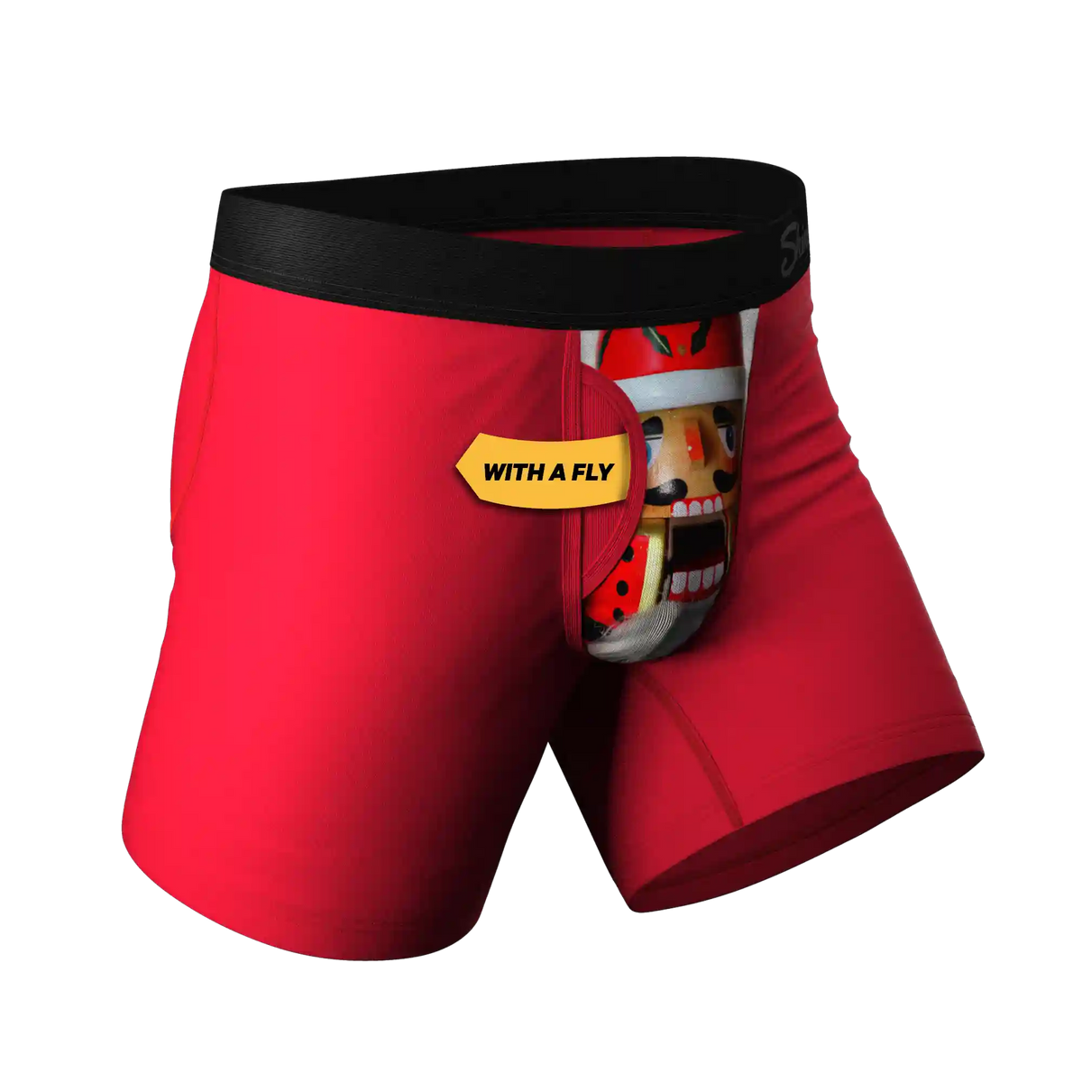 The Nutcrack-Him | Holiday Ball Hammock® Pouch Underwear With Fly
