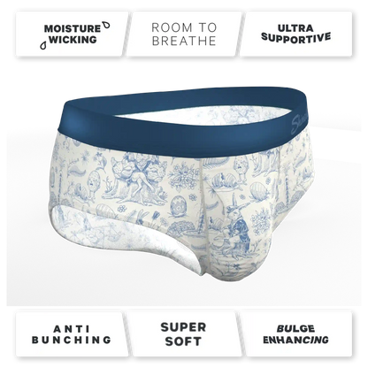 The Hot Cottontail | Easter Toile Ball Hammock® Pouch Underwear Briefs