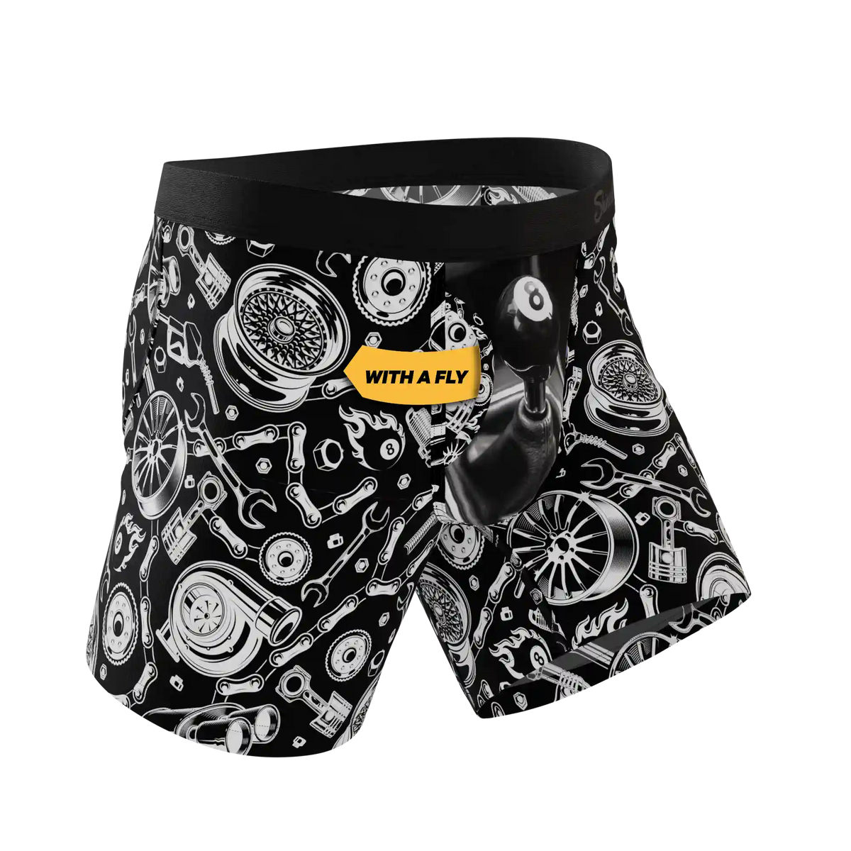 The Gear Head | Stick Shift Ball Hammock® Pouch Underwear With Fly