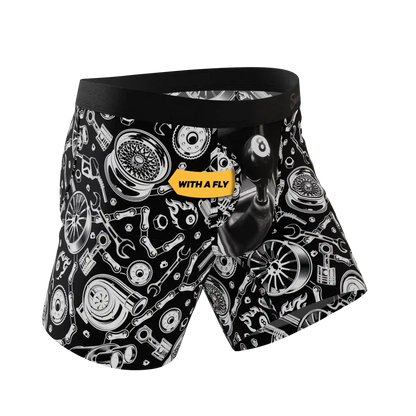 The Gear Head | Stick Shift Ball Hammock® Pouch Underwear With Fly