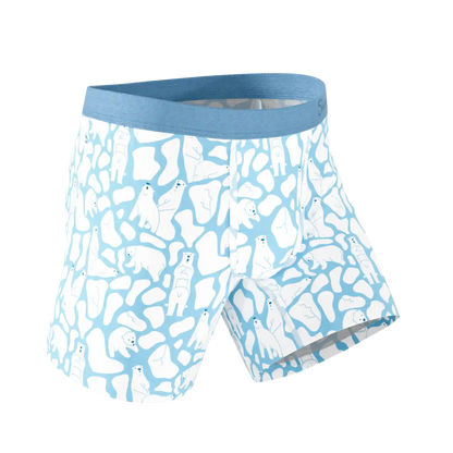 The Polar Polka | Polar Bear Scene Ball Hammock® Pouch Underwear